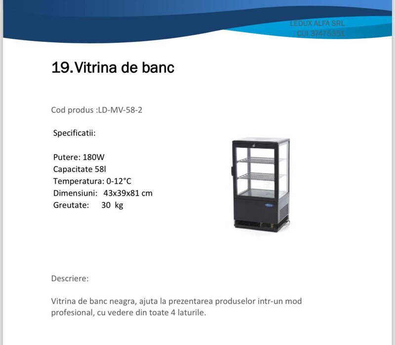 Echipamente profesionale HoReCa