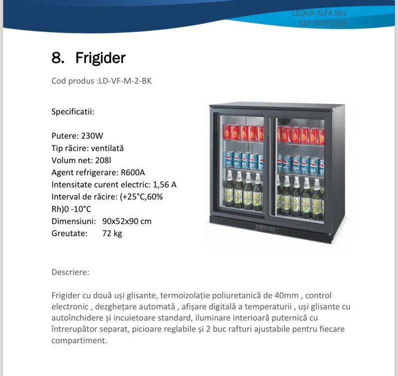 Echipamente profesionale HoReCa